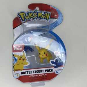 Pokemon Pikachu Popplio Battle Figure Pack Wicked Cool Toys Series 1 New Sealed